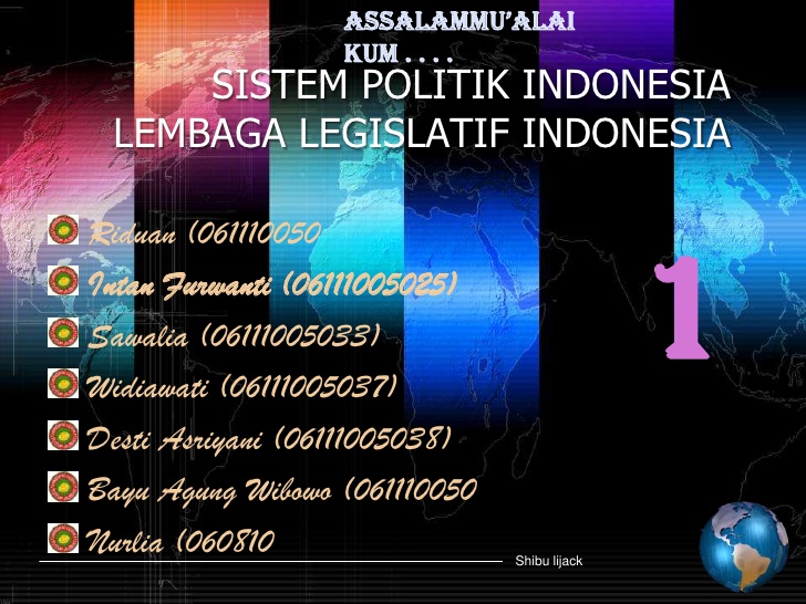 sistem politik indonesia